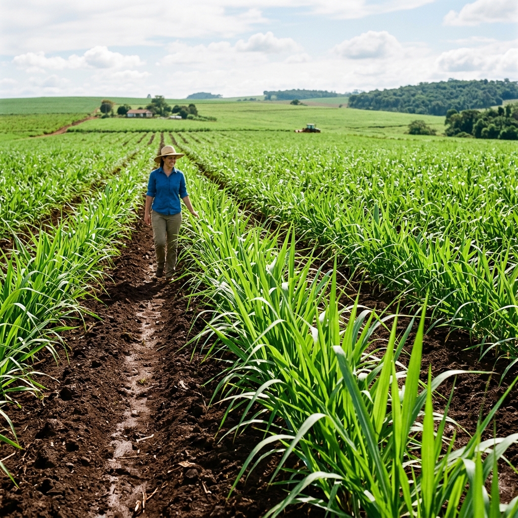 Sugarcane variety MS 10001